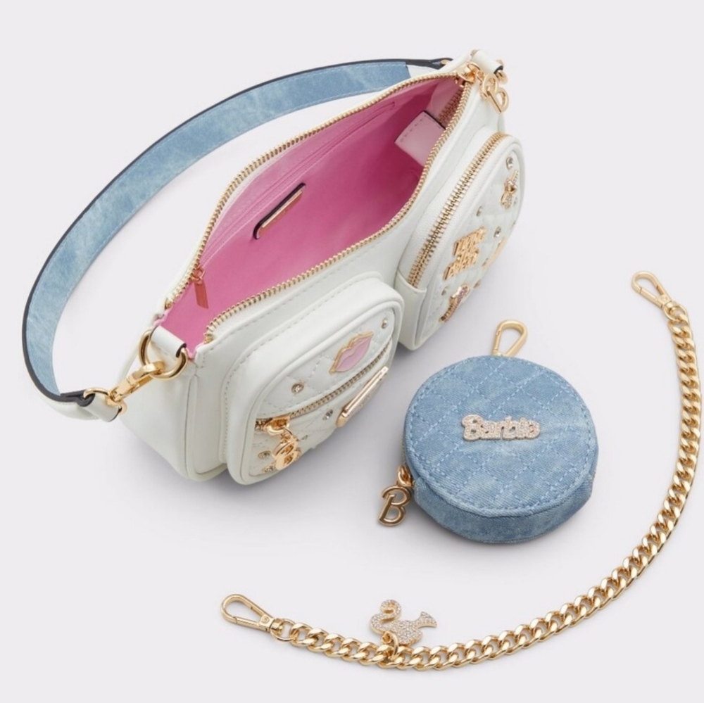Aldo Barbie Style Shoulder Crossbody Bag - Picture 6 of 10